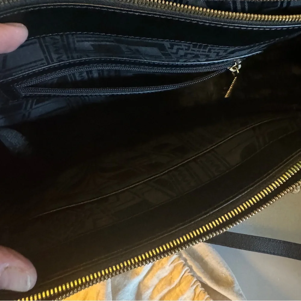 Ted Baker Black Maureen Tote with Gold hardware Versatile